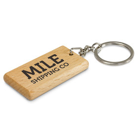 Rectangular Wood Keyrings